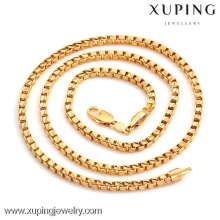 40706 Xuping Großhandel Charms Männer Mode Gold Farbe Kette Halskette Schmuck